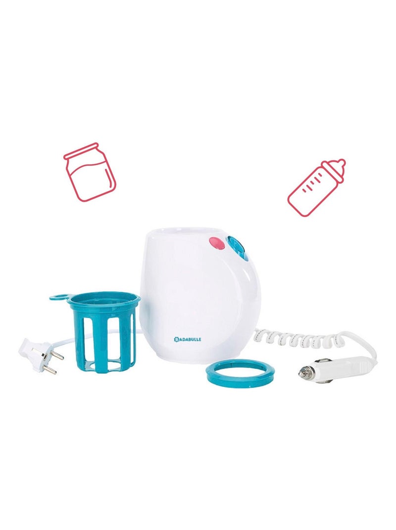 Chauffe Biberon Easy Plus Maison et Voiture Nomade 'badabulle' Blanc - Kiabi
