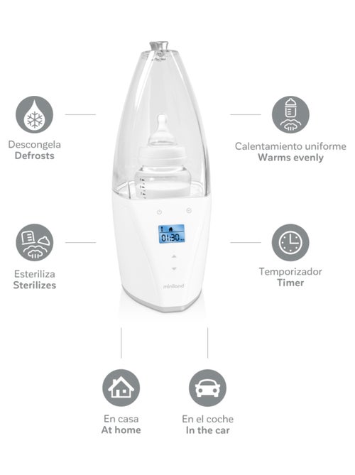 Chauffe-biberon Et Stérilisateur Warmy Advanced Miniland - Kiabi