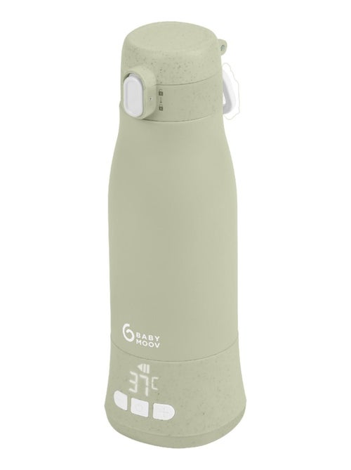 Chauffe-biberon nomade capacité 340ml et température réglable MOOV & FEED Vert - Kiabi