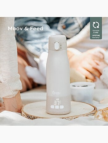 Chauffe-biberon nomade moov & feed 'babymoov'