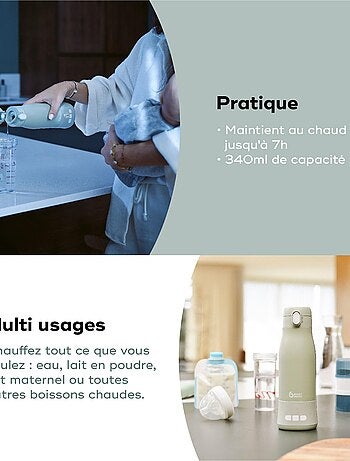 Chauffe-Biberon Nomade Moov & Feed 'Babymoov'
