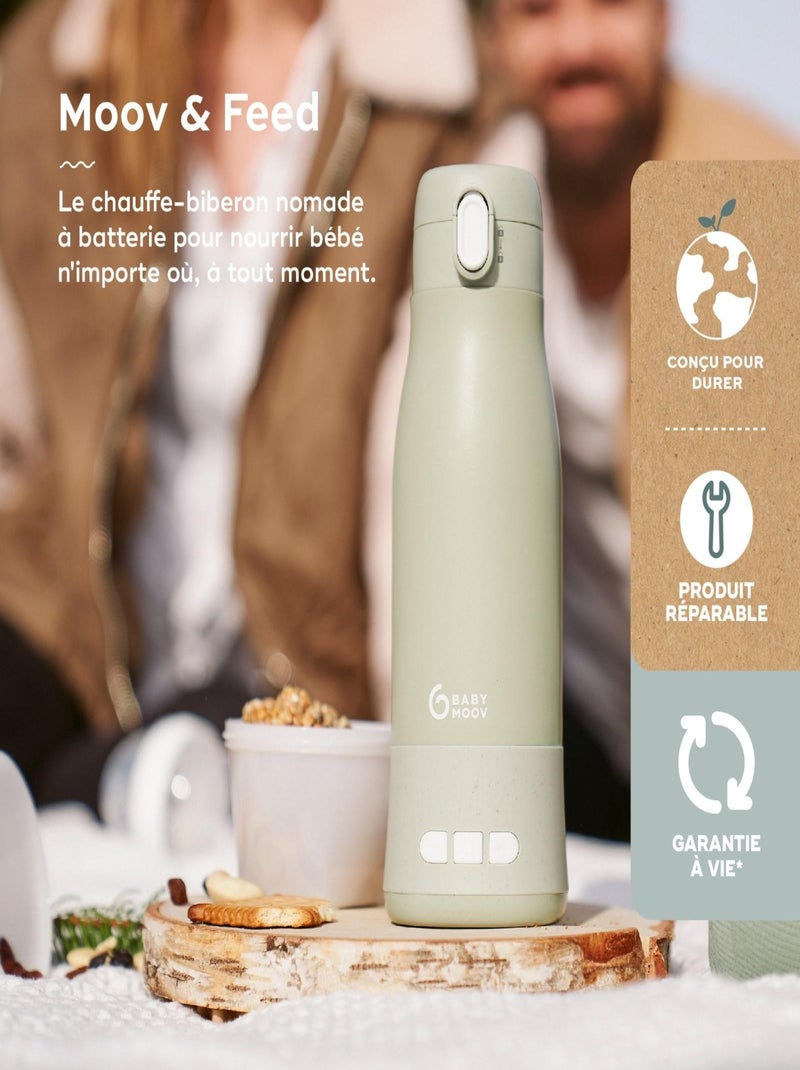 Chauffe-Biberon Nomade Moov & Feed 'Babymoov' Vert - Kiabi