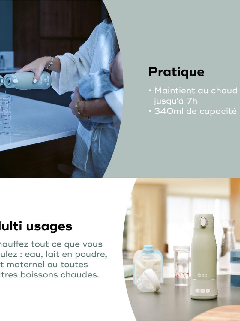 Chauffe-Biberon Nomade Moov & Feed 'Babymoov' Vert - Kiabi