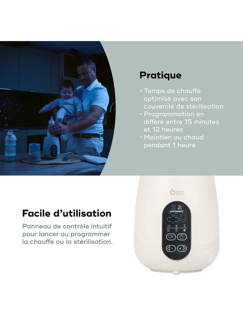 Chauffe-biberon nutrismart+ mineral  'Babymoov' Beige - Kiabi