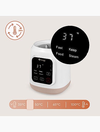 Chauffe-biberon portable LIONELO Thermup 3.0 - Stérilisation - Réchauffement - Décongeler - Sans BPA