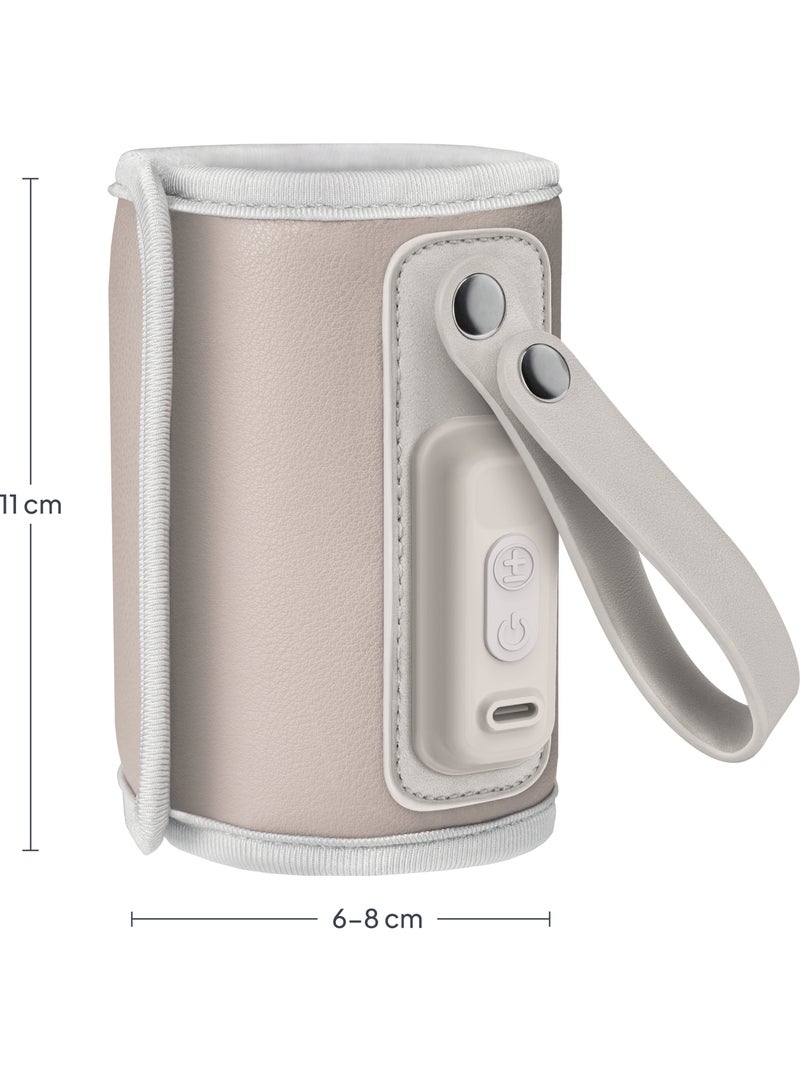 Chauffe-biberon portable LIONELO Thermup Go - USB - Température jusqu'à 24h - Sans BPA Beige - Kiabi