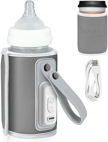 Chauffe-biberon portable LIONELO Thermup Go - USB - Température jusqu'à 24h - Sans BPA