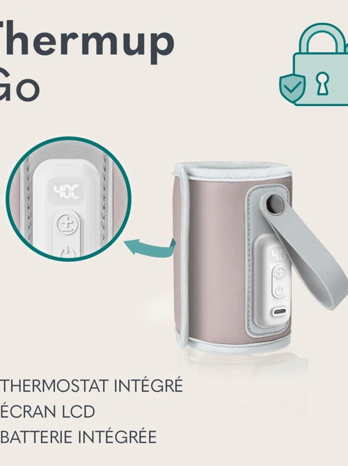 Chauffe-biberon portable LIONELO Thermup Go - USB - Température jusqu'à 24h - Sans BPA - Kiabi