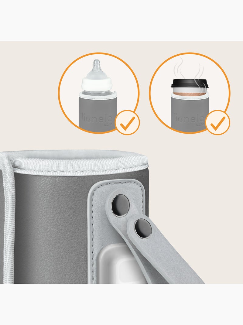 Chauffe-biberon portable LIONELO Thermup Go - USB - Température jusqu'à 24h - Sans BPA Gris - Kiabi