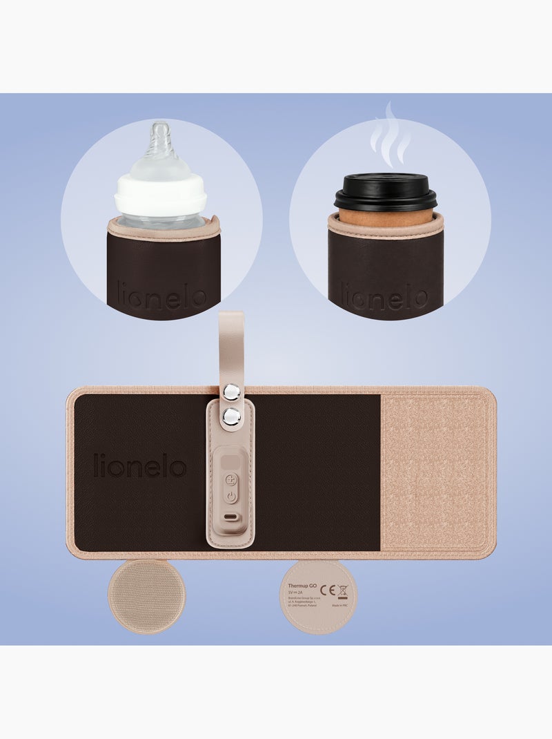 Chauffe-biberon portable LIONELO Thermup Go - USB - Température jusqu'à 24h - Sans BPA Marron - Kiabi