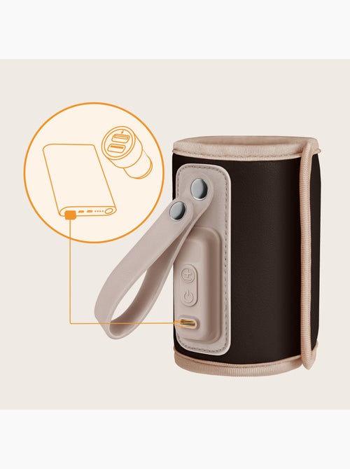 Chauffe-biberon portable LIONELO Thermup Go - USB - Température jusqu'à 24h - Sans BPA - Kiabi Chauffe-biberon portable LIONELO Thermup Go - USB - Température jusqu'à 24h - Sans BPA - Kiabi