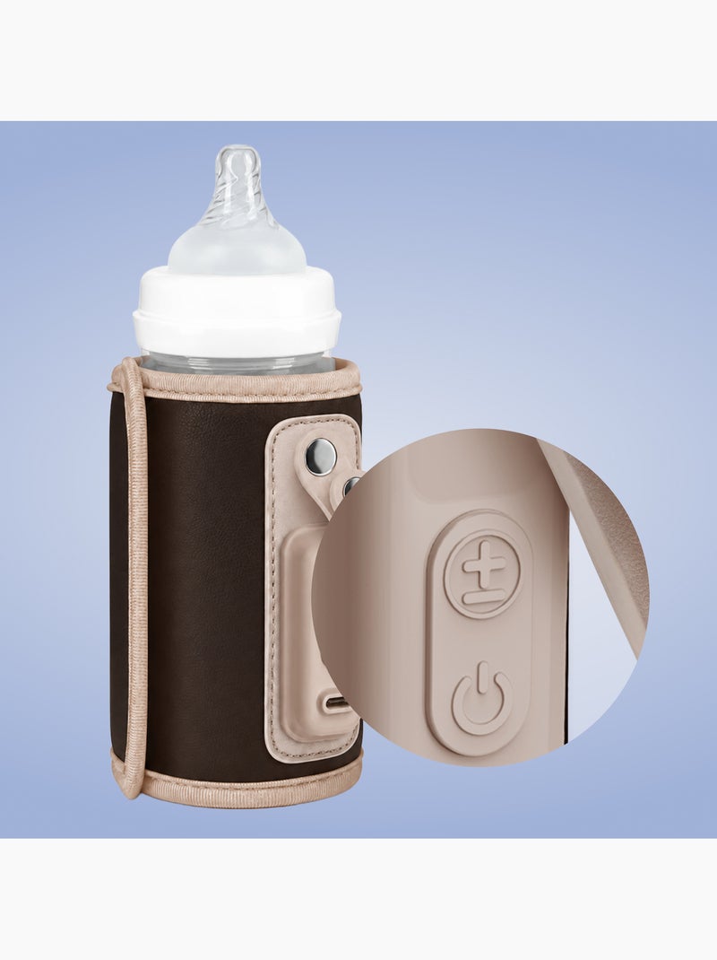 Chauffe-biberon portable LIONELO Thermup Go - USB - Température jusqu'à 24h - Sans BPA Marron - Kiabi