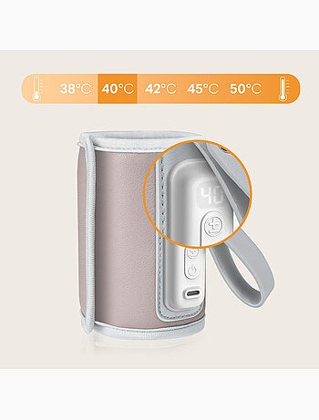 Chauffe-biberon portable LIONELO Thermup Go - USB - Température jusqu'à 24h - Sans BPA