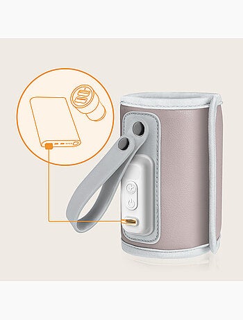 Chauffe-biberon portable LIONELO Thermup Go - USB - Température jusqu'à 24h - Sans BPA