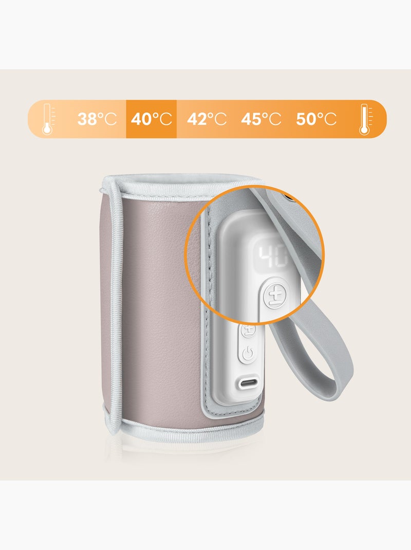 Chauffe-biberon portable LIONELO Thermup Go - USB - Température jusqu'à 24h - Sans BPA Rose - Kiabi