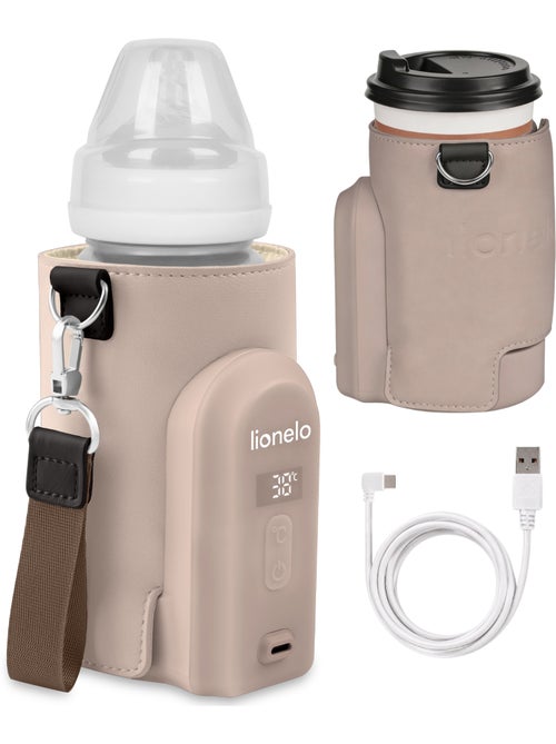 Chauffe-biberon portable LIONELO Thermup Go Evo - USB - Biberons en plastique et verre ⌀50-80 mm - Kiabi Chauffe-biberon portable LIONELO Thermup Go Evo - USB - Biberons en plastique et verre ⌀50-80 mm - Kiabi