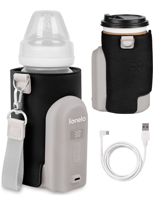 Chauffe-biberon portable LIONELO Thermup Go Evo - USB - Biberons en plastique et verre ⌀50-80 mm - Kiabi Chauffe-biberon portable LIONELO Thermup Go Evo - USB - Biberons en plastique et verre ⌀50-80 mm - Kiabi