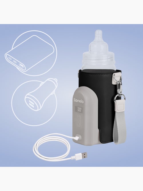 Chauffe-biberon portable LIONELO Thermup Go Evo - USB - Biberons en plastique et verre ⌀50-80 mm - Kiabi Chauffe-biberon portable LIONELO Thermup Go Evo - USB - Biberons en plastique et verre ⌀50-80 mm - Kiabi