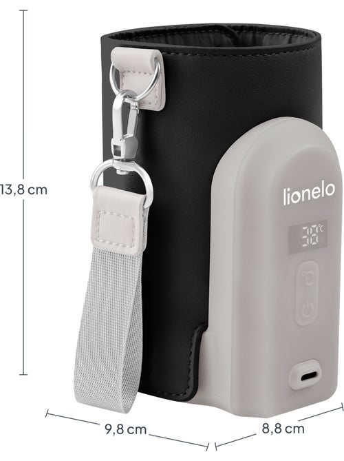 Chauffe-biberon portable LIONELO Thermup Go Evo - USB - Biberons en plastique et verre ⌀50-80 mm - Kiabi Chauffe-biberon portable LIONELO Thermup Go Evo - USB - Biberons en plastique et verre ⌀50-80 mm - Kiabi