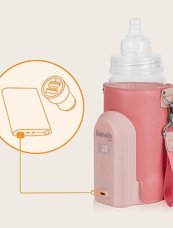 Chauffe-biberon portable LIONELO Thermup Go Evo - USB - Biberons en plastique et verre ⌀50-80 mm
