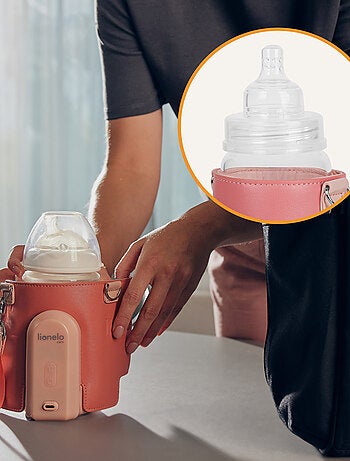 Chauffe-biberon portable LIONELO Thermup Go Evo - USB - Biberons en plastique et verre ⌀50-80 mm