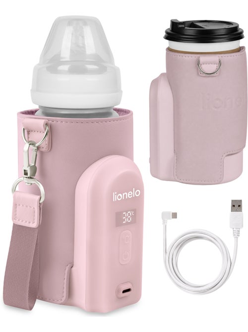 Chauffe-biberon portable LIONELO Thermup Go Evo - USB - Biberons en plastique et verre ⌀50-80 mm - Kiabi Chauffe-biberon portable LIONELO Thermup Go Evo - USB - Biberons en plastique et verre ⌀50-80 mm - Kiabi