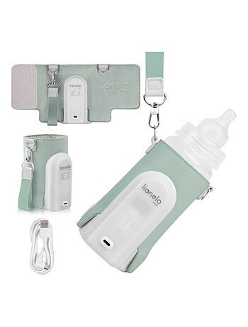 Chauffe-biberon portable LIONELO Thermup Go Evo - USB - Biberons en plastique et verre ⌀50-80 mm