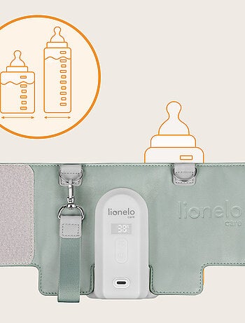 Chauffe-biberon portable LIONELO Thermup Go Evo - USB - Biberons en plastique et verre ⌀50-80 mm