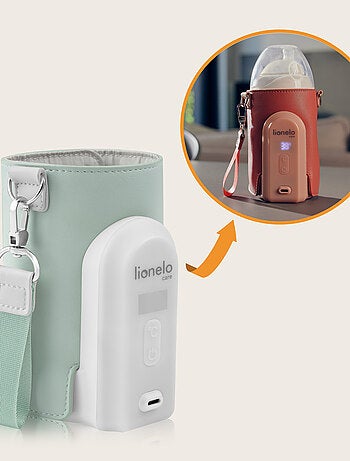 Chauffe-biberon portable LIONELO Thermup Go Evo - USB - Biberons en plastique et verre ⌀50-80 mm