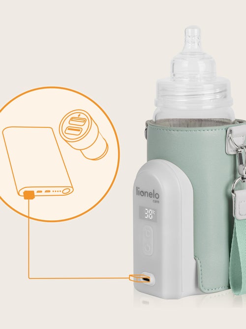 Chauffe-biberon portable LIONELO Thermup Go Evo - USB - Biberons en plastique et verre ⌀50-80 mm - Kiabi