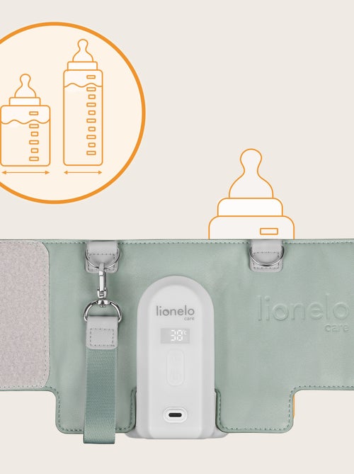 Chauffe-biberon portable LIONELO Thermup Go Evo - USB - Biberons en plastique et verre ⌀50-80 mm - Kiabi