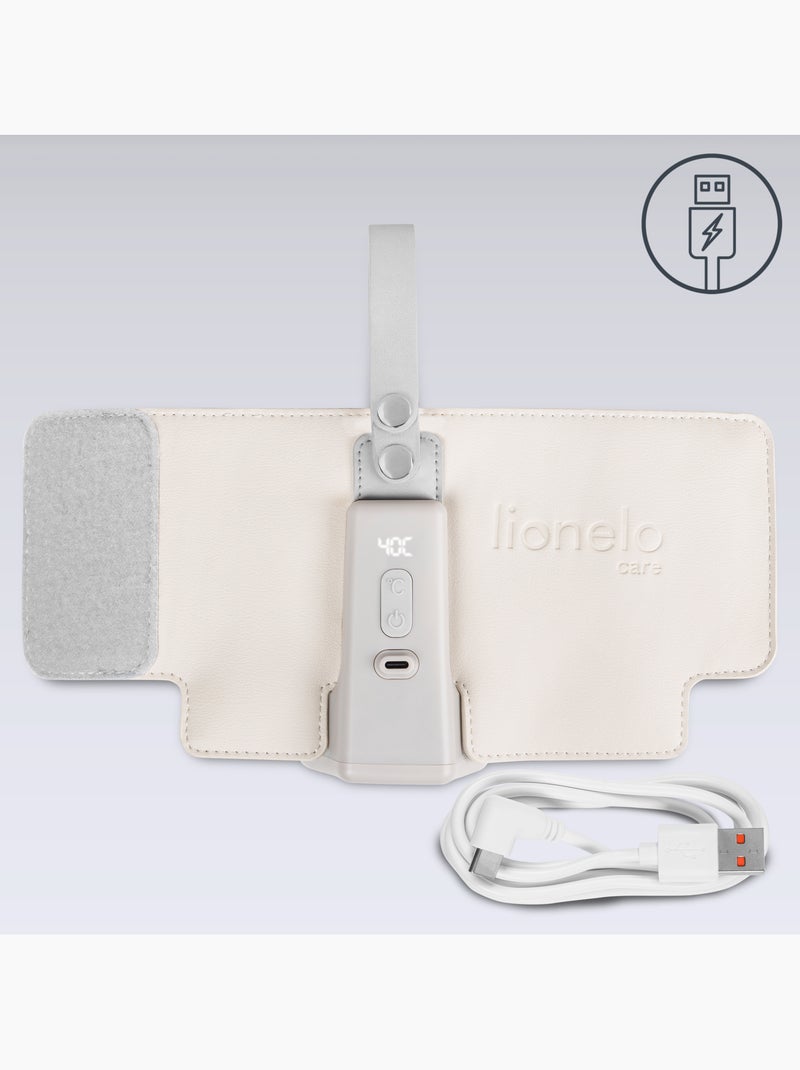 Chauffe-biberon portable Lionelo Thermup Go Plus - Sans BPA - 38-50°C - Batterie jusqu'à 8h Beige - Kiabi