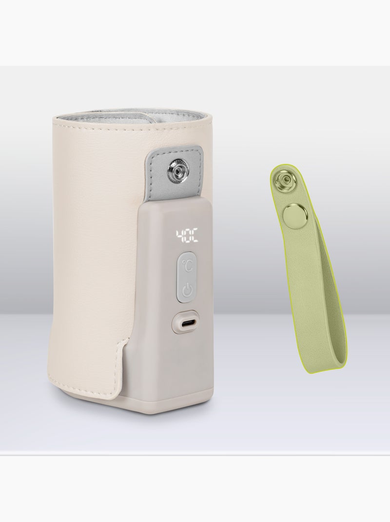 Chauffe-biberon portable Lionelo Thermup Go Plus - Sans BPA - 38-50°C - Batterie jusqu'à 8h Beige - Kiabi
