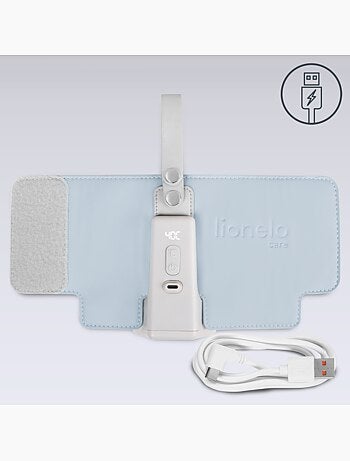 Chauffe-biberon portable Lionelo Thermup Go Plus - Sans BPA - 38-50°C - Batterie jusqu'à 8h