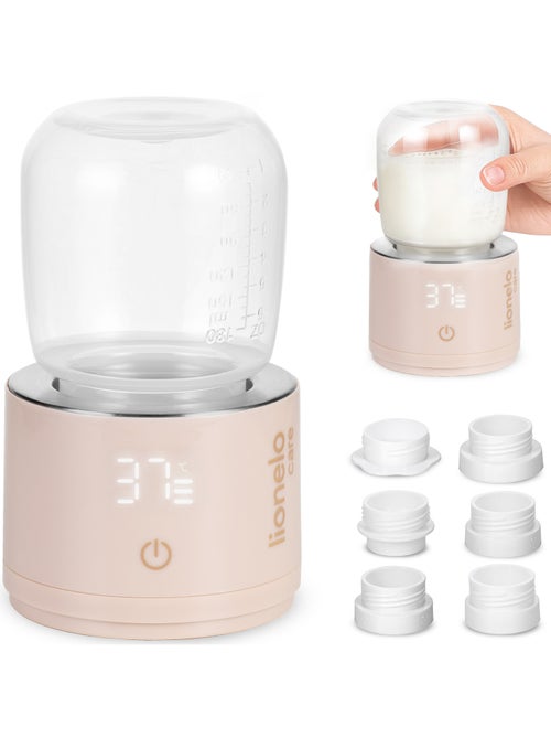 Chauffe-biberon sans fil LIONELO Thermup - 180ml - 90ml en 3 min - 37-50 °C - Adaptateurs universels - Kiabi Chauffe-biberon sans fil LIONELO Thermup - 180ml - 90ml en 3 min - 37-50 °C - Adaptateurs universels - Kiabi