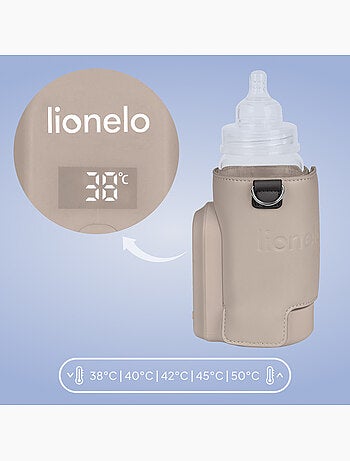 Chauffe-biberon sans fil LIONELO Thermup Go Evo - 9h - Biberons en plastique et verre ⌀5-8 cm