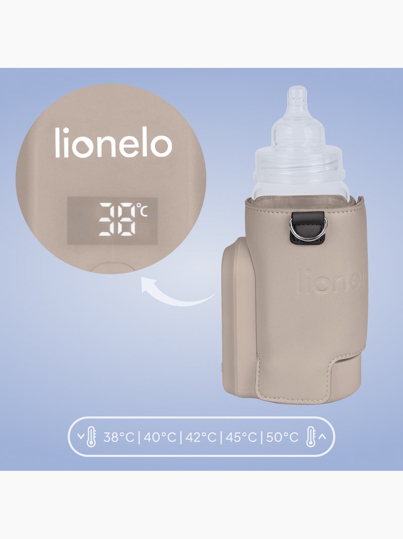 Chauffe-biberon sans fil LIONELO Thermup Go Evo - 9h - Biberons en plastique et verre ⌀5-8 cm Beige - Kiabi