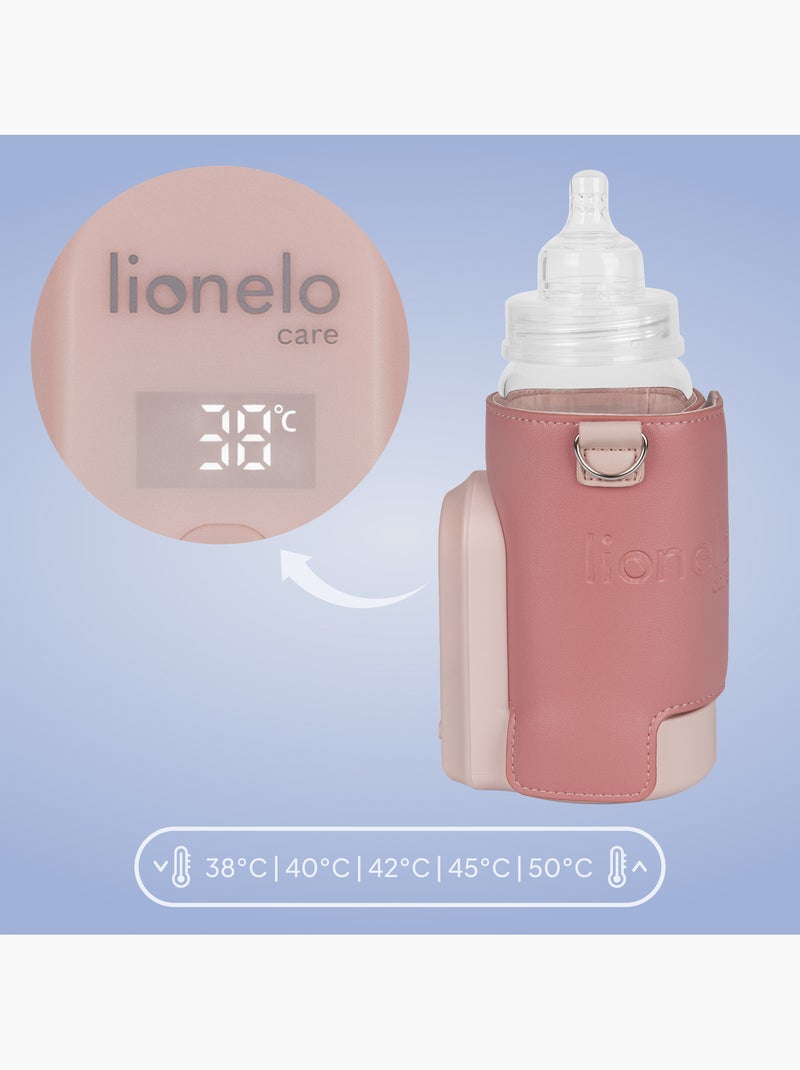 Chauffe-biberon sans fil LIONELO Thermup Go Evo - 9h - Biberons en plastique et verre ⌀5-8 cm Rose - Kiabi