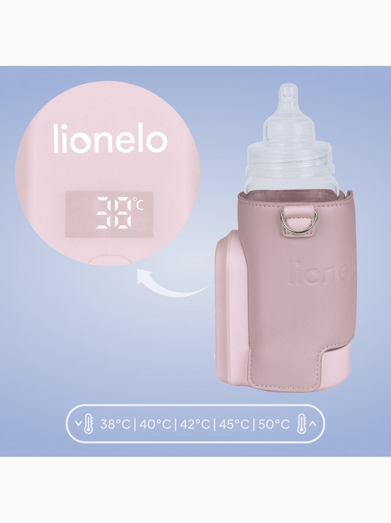 Chauffe-biberon sans fil LIONELO Thermup Go Evo - 9h - Biberons en plastique et verre ⌀5-8 cm Rose nude - Kiabi