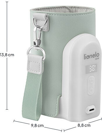 Chauffe-biberon sans fil LIONELO Thermup Go Evo - 9h - Biberons en plastique et verre ⌀5-8 cm