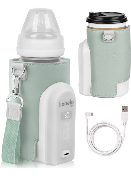 Chauffe-biberon sans fil LIONELO Thermup Go Evo - 9h - Biberons en plastique et verre ⌀5-8 cm - Kiabi Chauffe-biberon sans fil LIONELO Thermup Go Evo - 9h - Biberons en plastique et verre ⌀5-8 cm - Kiabi