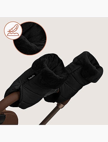 Chauffe-main poussette LIONELO Handmuff - Moufle poussette - Universelle - Imperméable