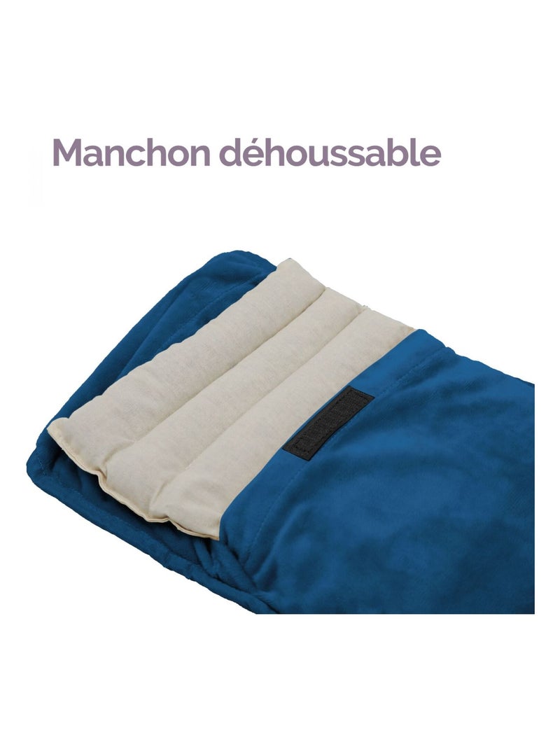 Chauffe mains, manchon chauffant avec ceinture réglable - Vivezen Bleu - Kiabi