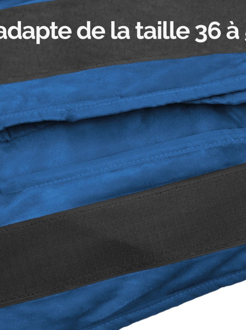 Chauffe mains, manchon chauffant avec ceinture réglable - Vivezen Bleu - Kiabi