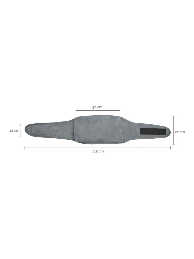 Chauffe mains, manchon chauffant avec ceinture réglable - Vivezen Gris - Kiabi
