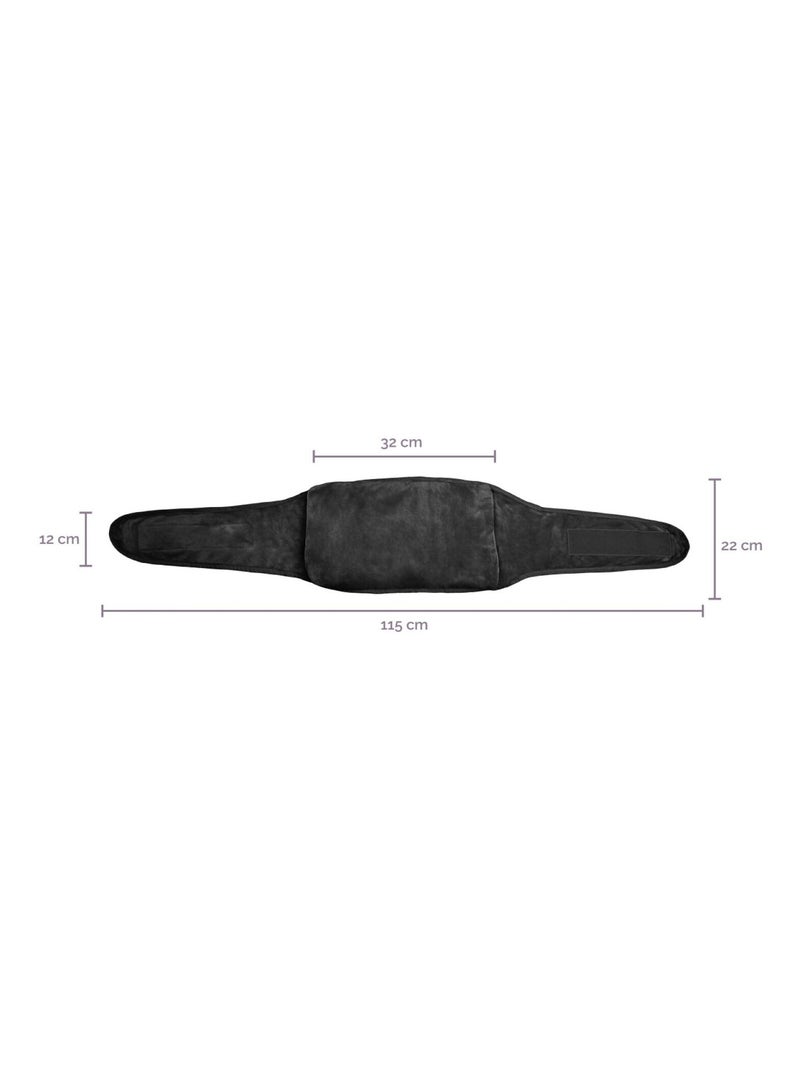 Chauffe mains, manchon chauffant avec ceinture réglable - Vivezen Noir - Kiabi