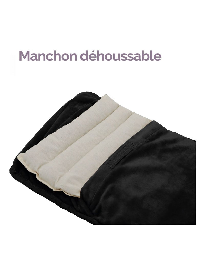 Chauffe mains, manchon chauffant avec ceinture réglable - Vivezen Noir - Kiabi