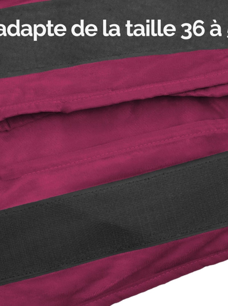 Chauffe mains, manchon chauffant avec ceinture réglable - Vivezen Violet prune - Kiabi