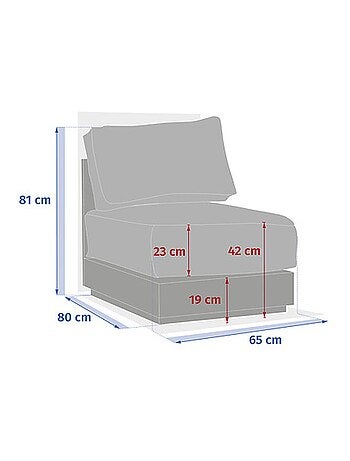 Chauffeuse de jardin en aluminium ALLURE