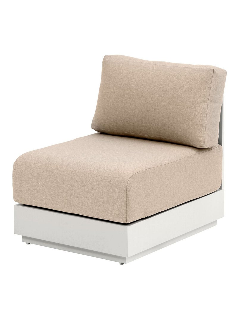 Chauffeuse de jardin en aluminium ALLURE Beige - Kiabi